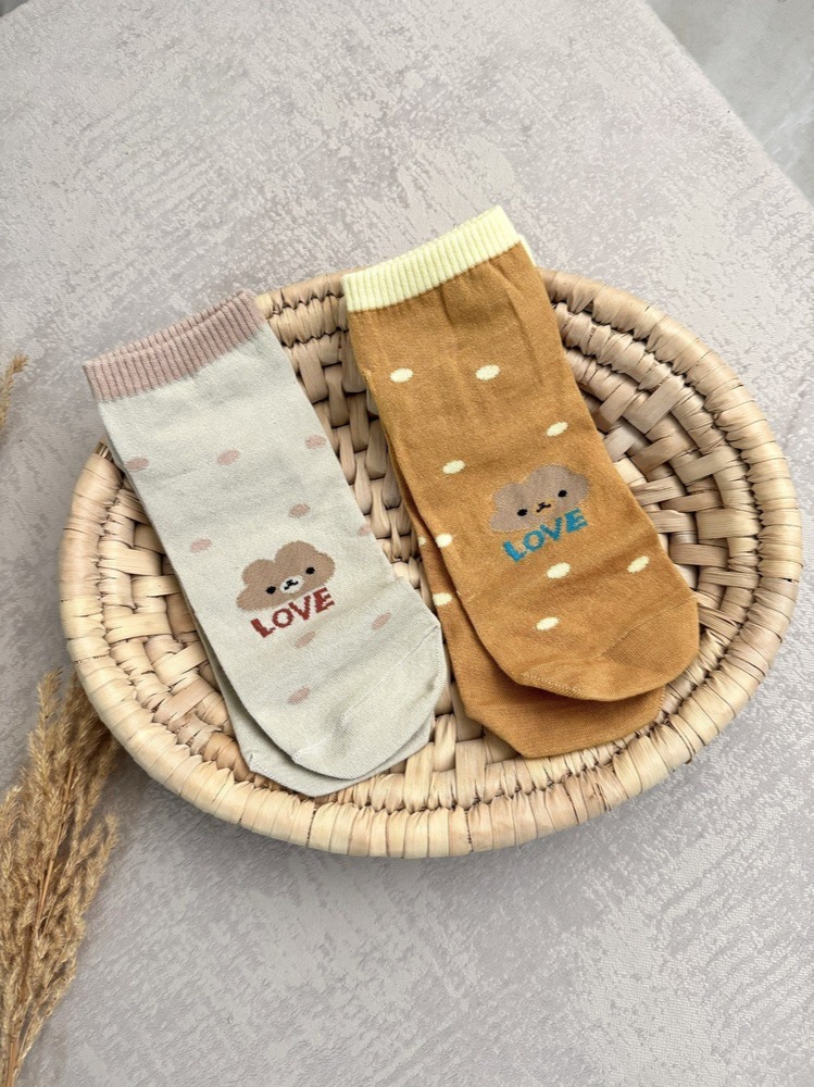 عکس جوراب خرس LOVE - شماره 3